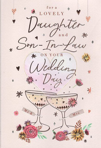 Picture of LOVELY DAUGHTER & SON IN LAW WEDDING CARD